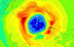热带上空现四季臭氧洞 面积为南极空洞的