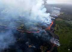 美国卫星看地球，发现基拉韦厄火山被激